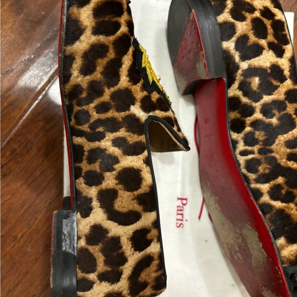 Christian Louboutin Harvanana Flat Patent/Leopard Animal Print With Shoe Bag main image 4